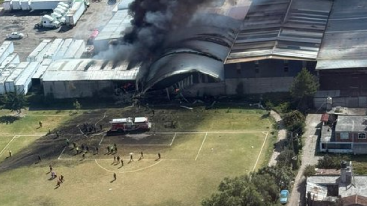Siniestro aéreo: Jet se desploma con menores en Toluca Siniestro aéreo: Jet se desploma con menores en Toluca